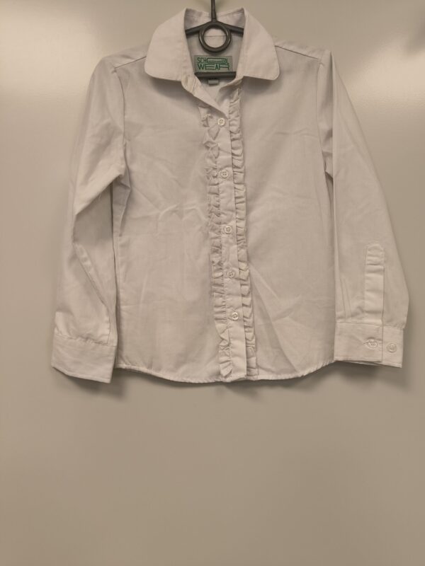 School wear valge pluus suurus 116