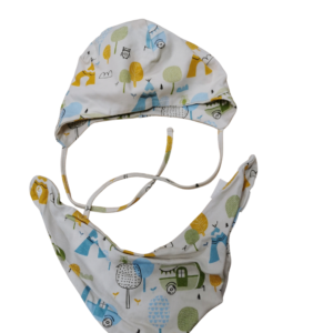 Breden müts suurus 44-46 ja sall 0-2a.